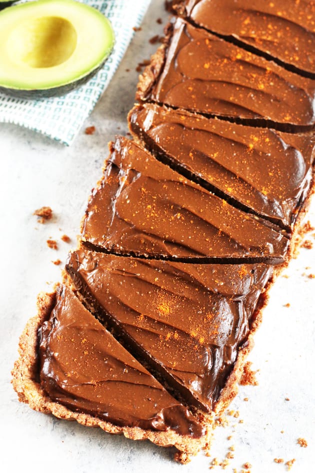 Spicy Chocolate Avocado Tart Picture