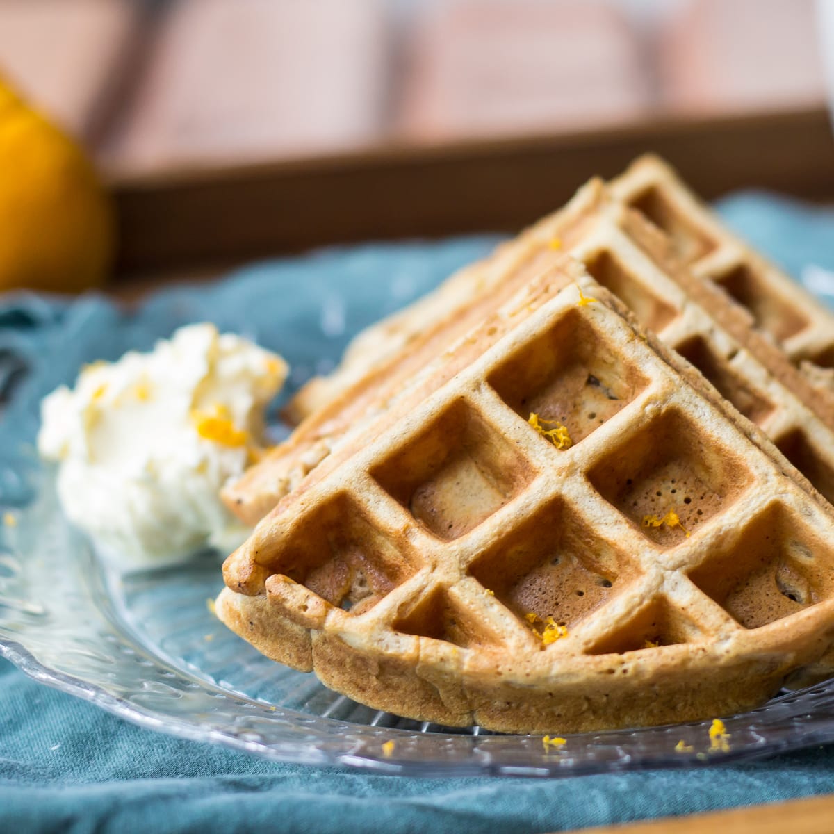 Orange Spice Waffles Recipe Food Fanatic