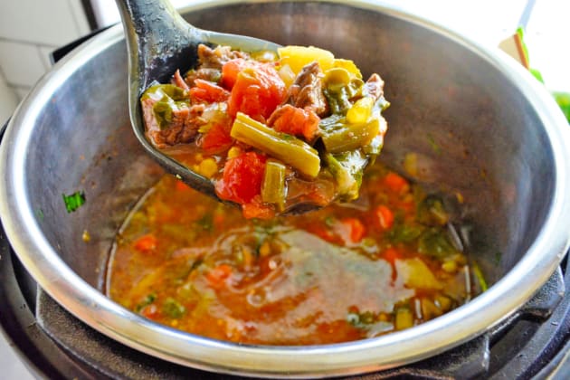 Instant Pot Vegetable Beef Soup Image