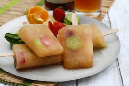 Pimm's Cup Ice Pops