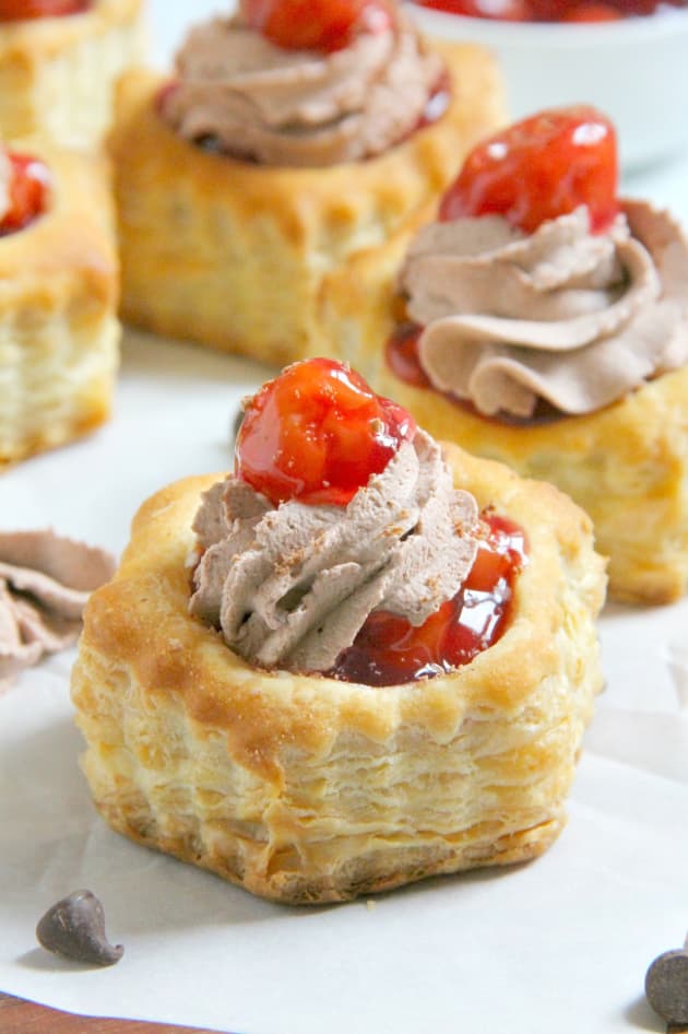 Black Forest Pastry Cups Recipe Food Fanatic 