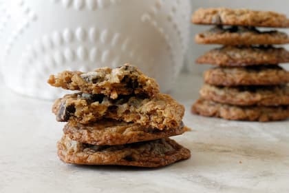 Oatmeal Coconut Chocolate Chip Cookies: Toasty Cookie Nirvana