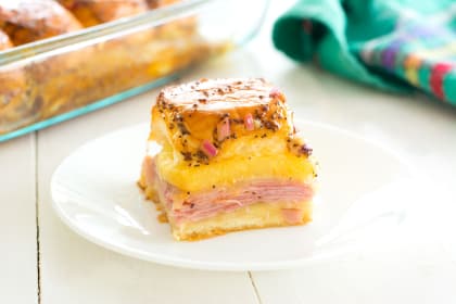 Hawaiian Ham and Cheese Sliders