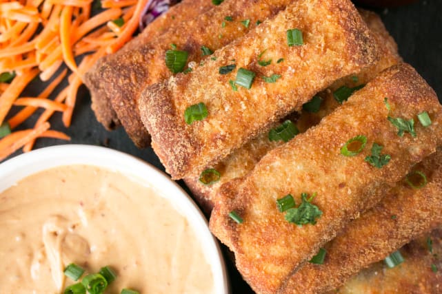Thai Turkey Avocado Egg Rolls