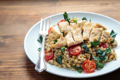 Freekeh Salad with Chicken