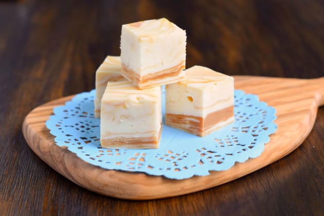 White Chocolate Caramel Fudge Photo