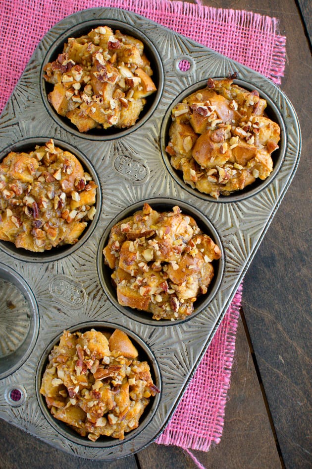 Banana Praline French Toast Muffins Image