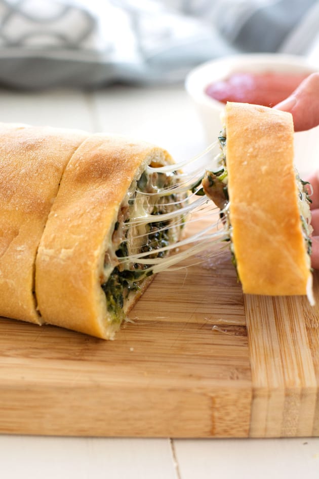 Stuffed Spinach Bread Food Fanatic