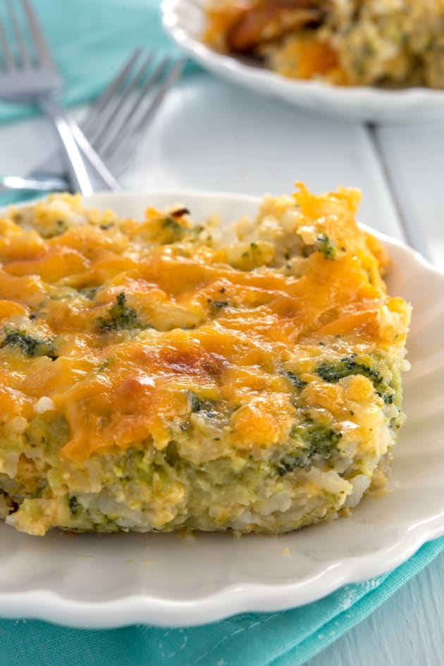 Broccoli Rice Casserole Image - Food Fanatic