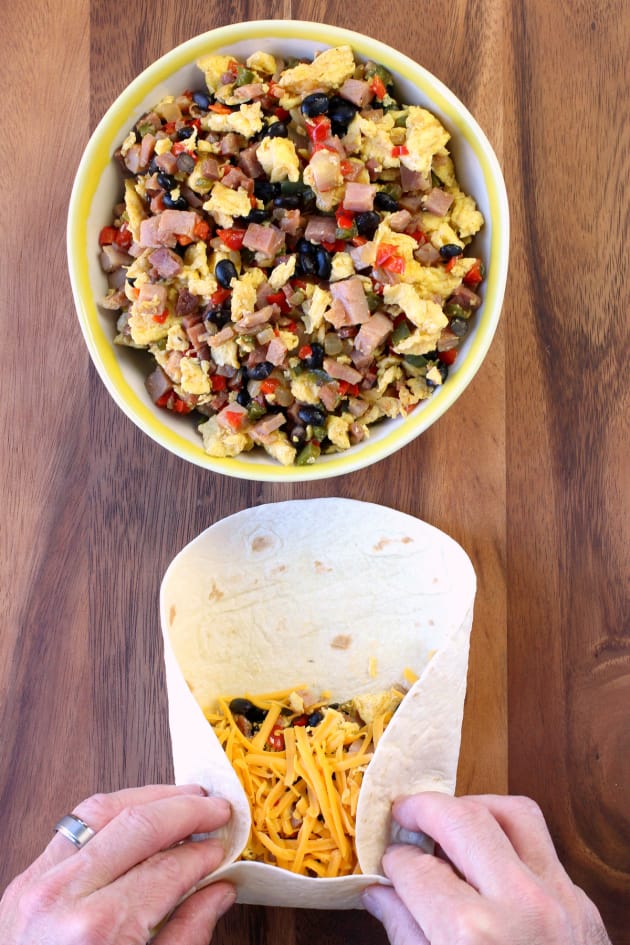 Southwestern Breakfast Burritos Picture