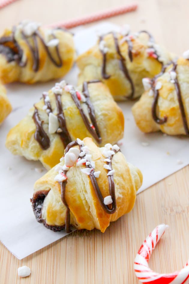 Chocolate Peppermint Croissants Image