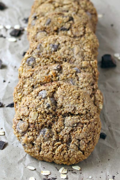 Gluten Free Oatmeal Chocolate Chip Cookies Recipe - Food Fanatic