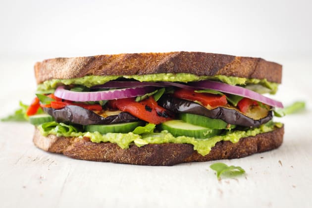 File 1 Broiled Eggplant Sandwich