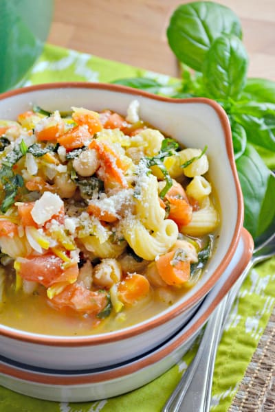 Chickpea Vegetable Soup Recipe - Food Fanatic