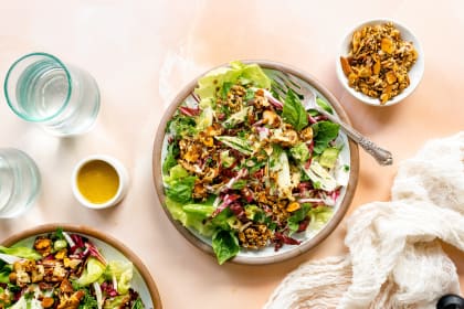 Passover Salad with Herbed Horseradish Recipe