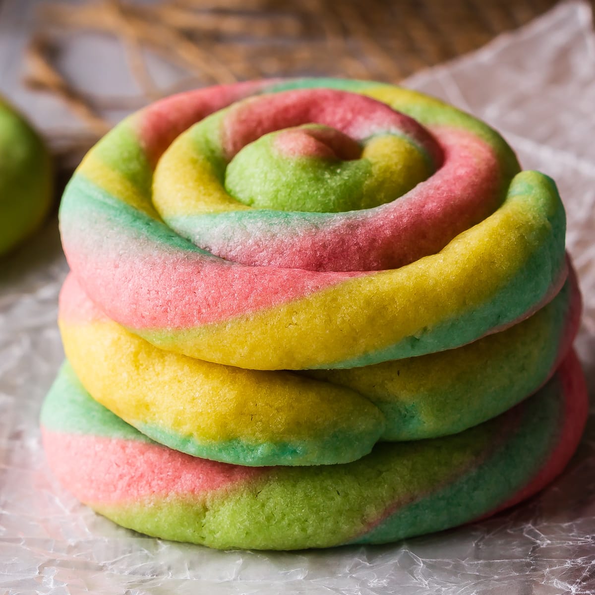 Rainbow Cream Cheese Cookies Recipe Food Fanatic