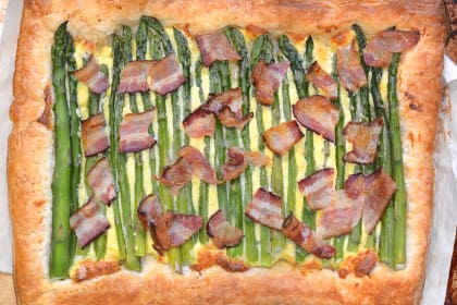 Asparagus Tart with Bacon