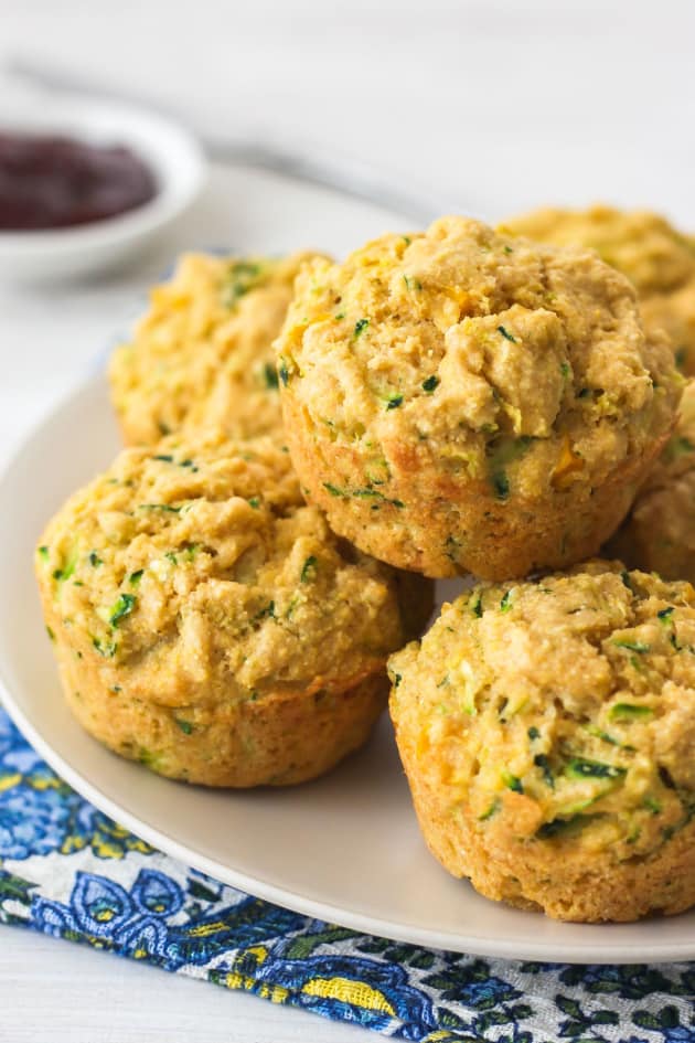 Cornbread Zucchini Muffins Recipe - Food Fanatic