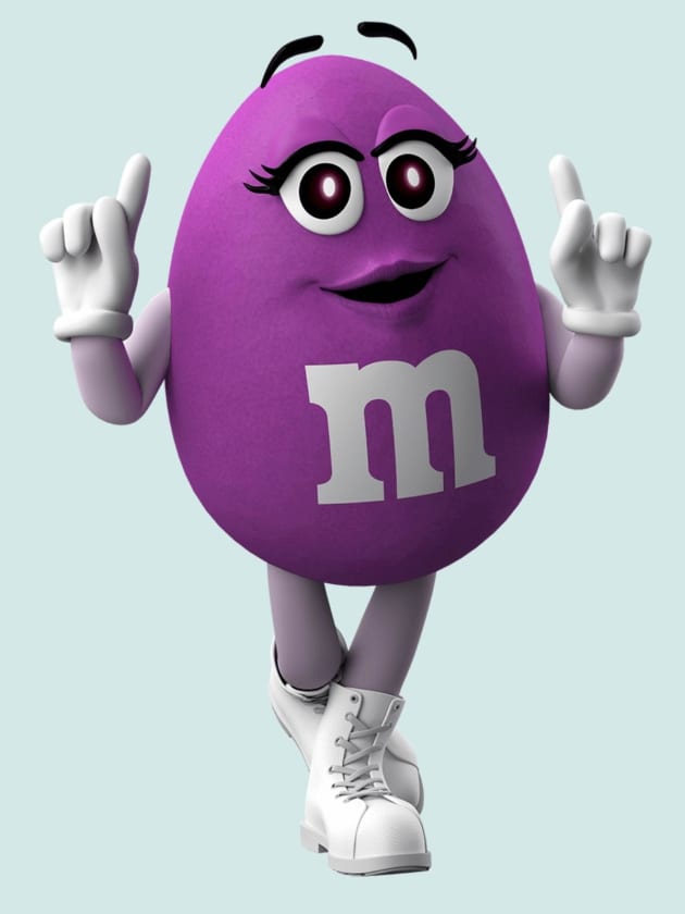 M&M's Limited Edition Milk Chocolate Candy featuring Purple Candy