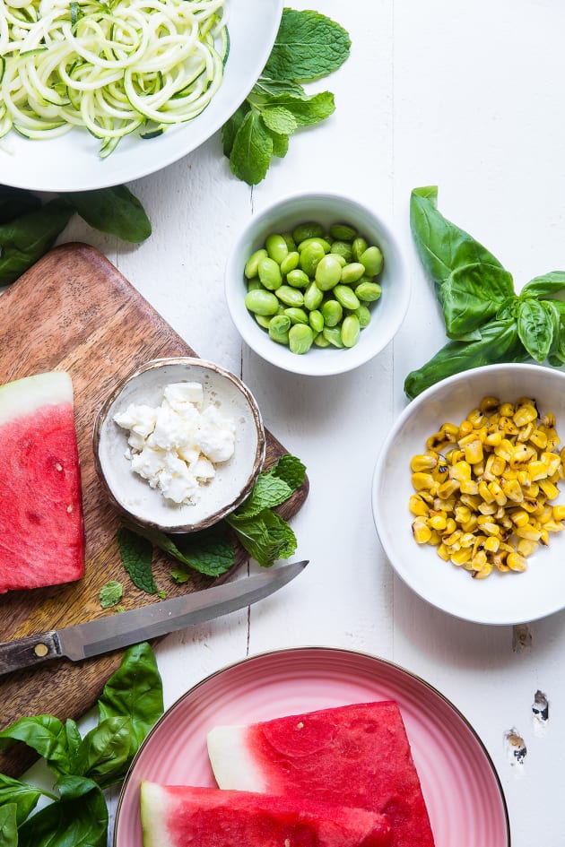 Summer Maple Lime Watermelon Zoodle Bowl Picture
