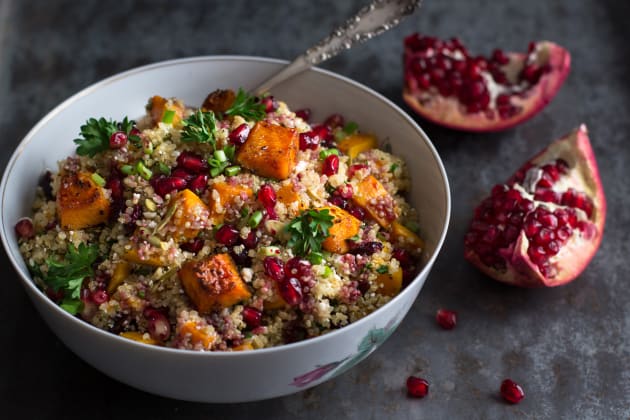 Roasted Butternut Squash Quinoa Salad Recipe Food Fanatic