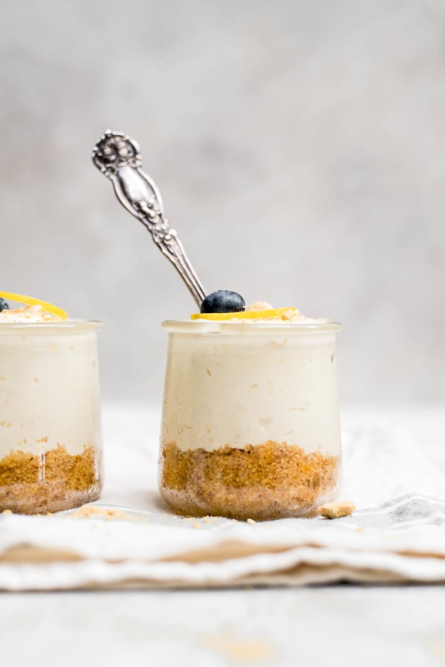 Mini Lemon Cheesecakes - Live Well Bake Often