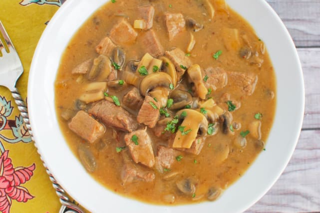 Paleo Beef Stroganoff