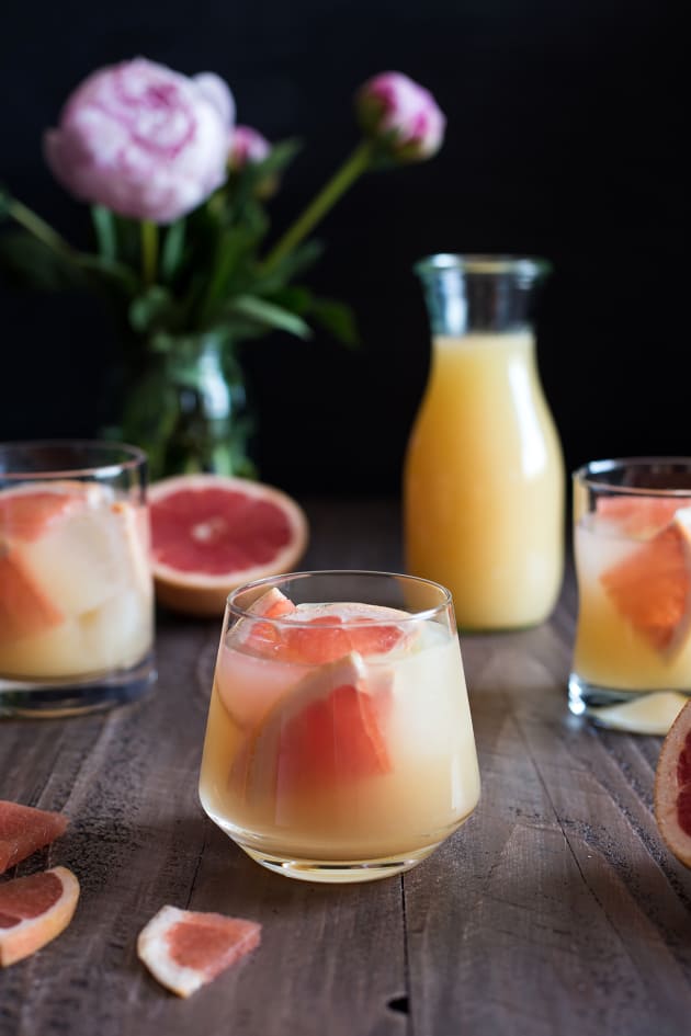 Bourbon Grapefruit Cocktail Food Fanatic