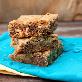 Loaded cookie bars photo