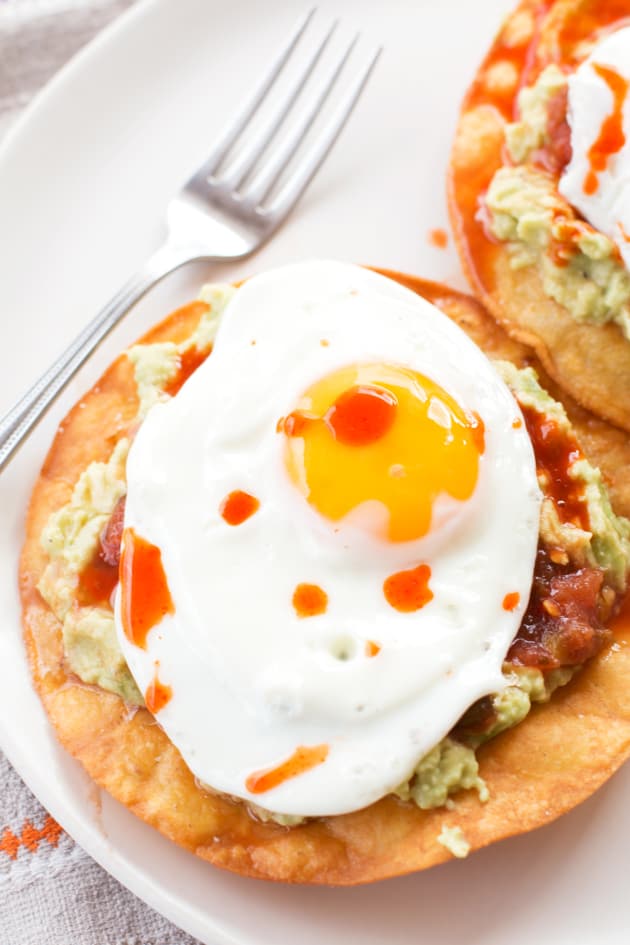 Breakfast Tostadas with Guacamole Pic