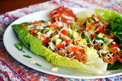 Taco Salad Boats