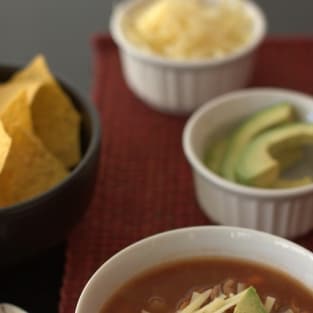 Chicken tortilla soup picture