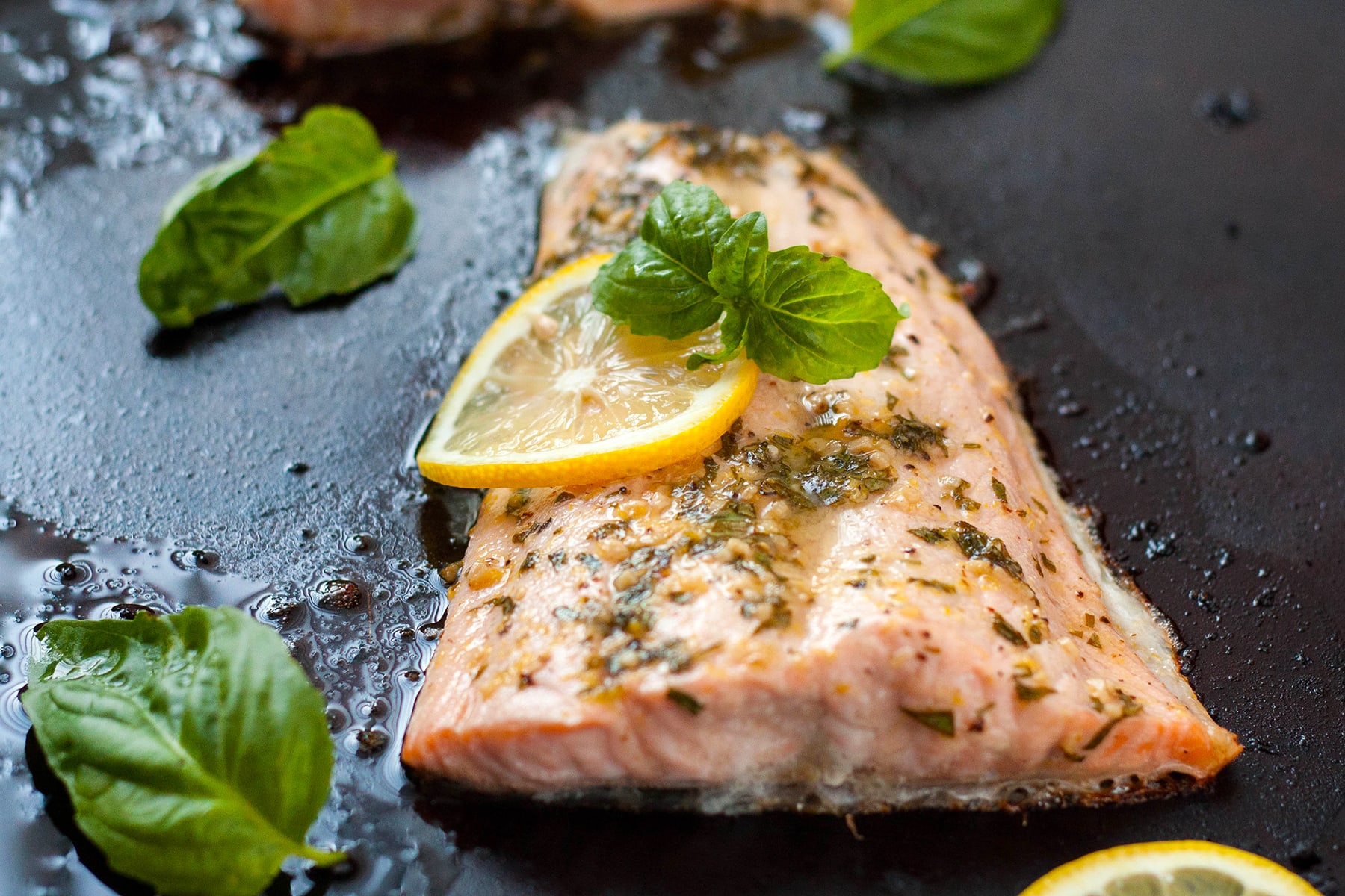 Lemon Basil Salmon Recipe