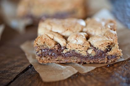 Nutella Cookie Bars