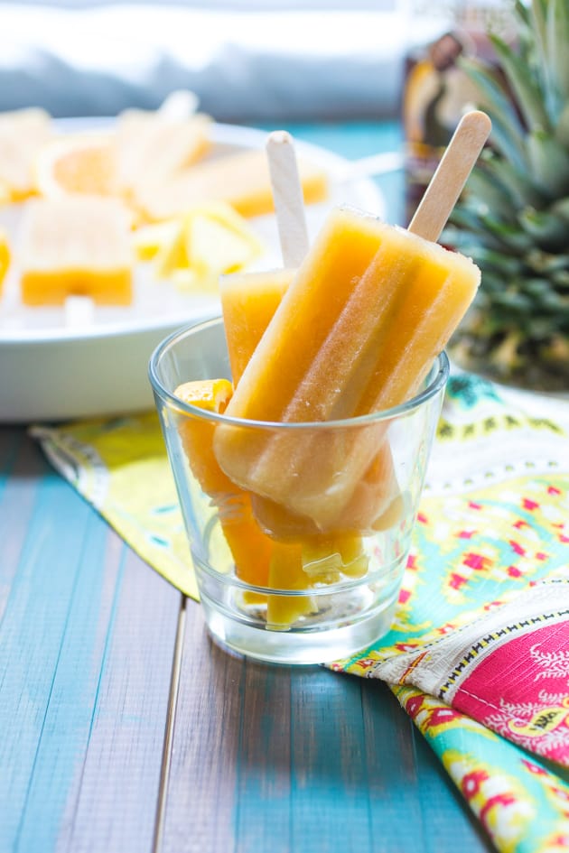 Rum Swizzle Popsicles Picture
