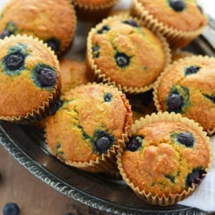 Grain free blueberry muffins photo
