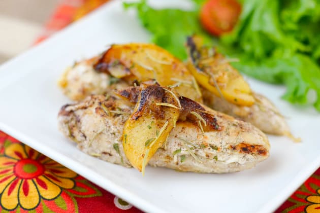 Pan-Seared Apple Chicken Photo