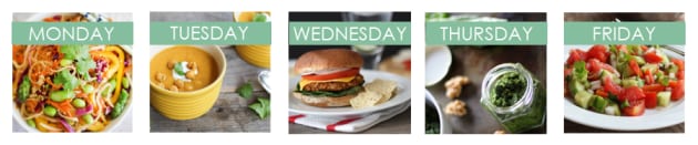 Weekly Meal Plan: Deliciously Vegetarian - Food Fanatic