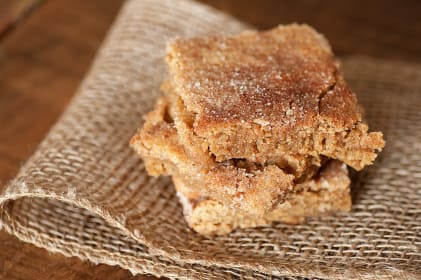 Snickerdoodle Bars: (Brown) Sugary Sweet