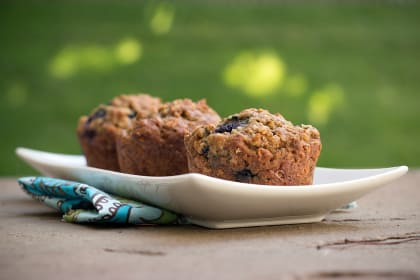 Blueberry Flax Muffins