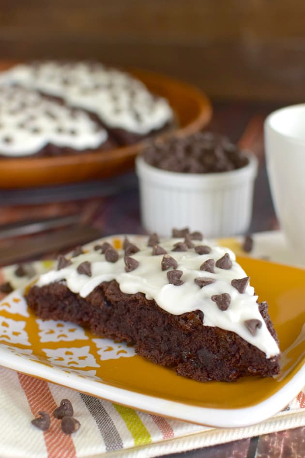 Frosted Chocolate Banana Scones Pic