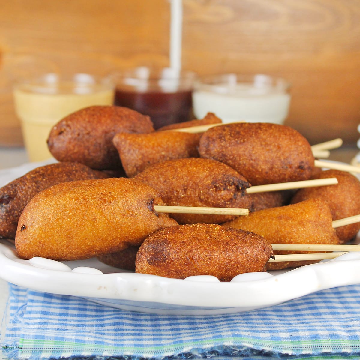 Deep fried corn dog recipe cheap