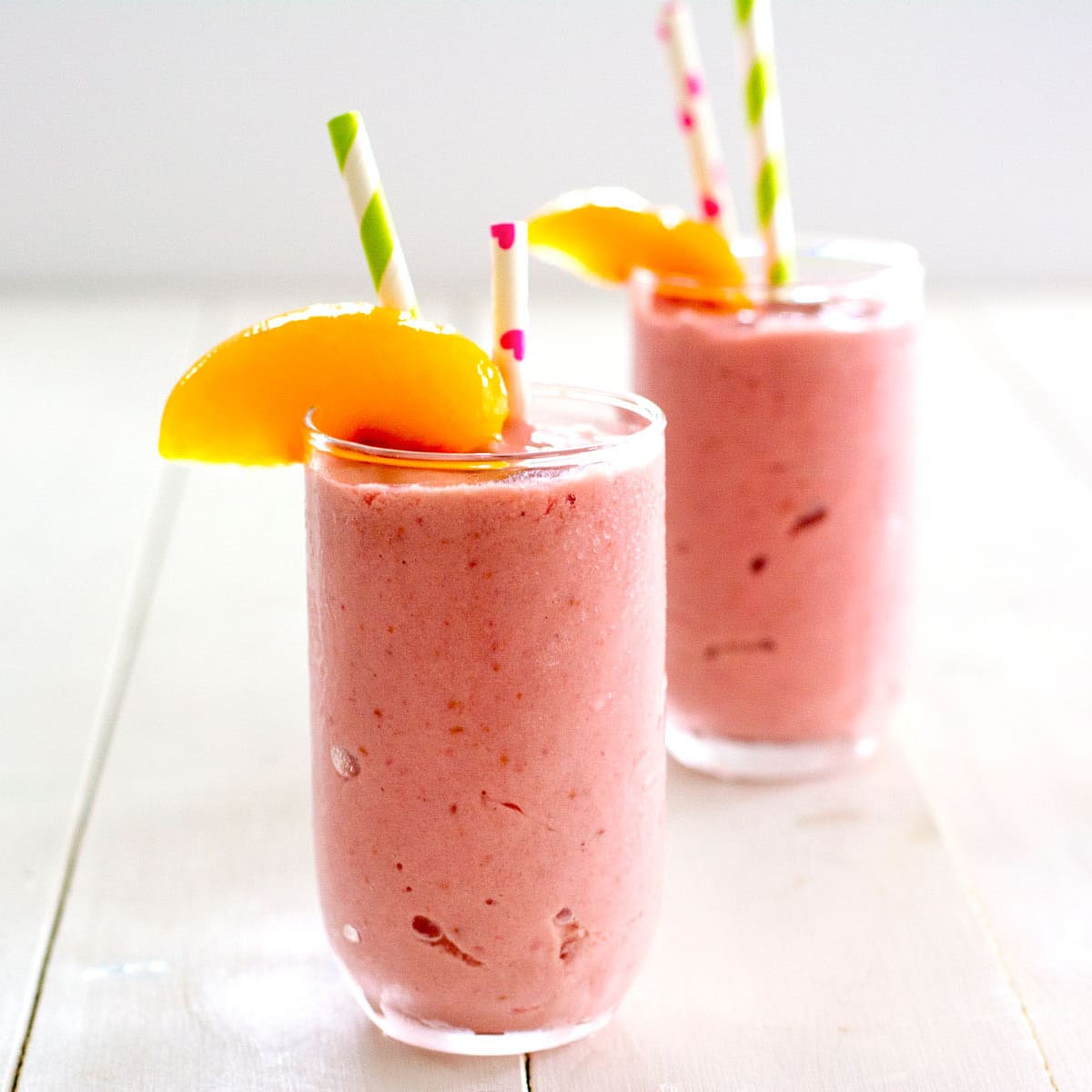 Raspberry Peach Cottage Cheese Smoothie Kitchen Gidget