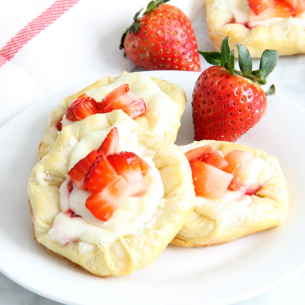 Strawberry Cream Cheese Danishes The Bitter Side Of Sweet
