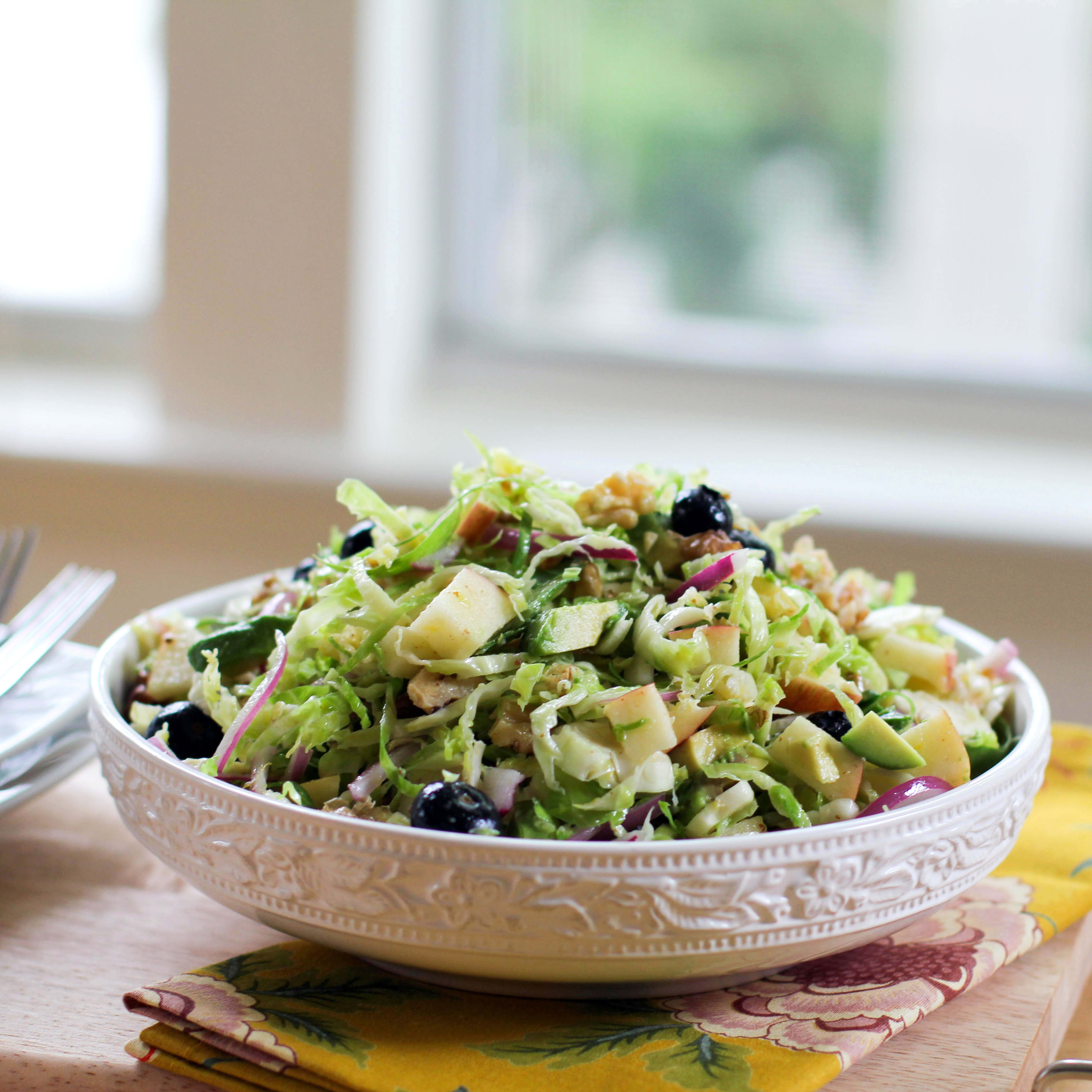 Shaved Brussels Sprouts Salad