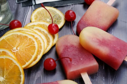 Tequila Sunrise Ice Pops to End All Ice Pops