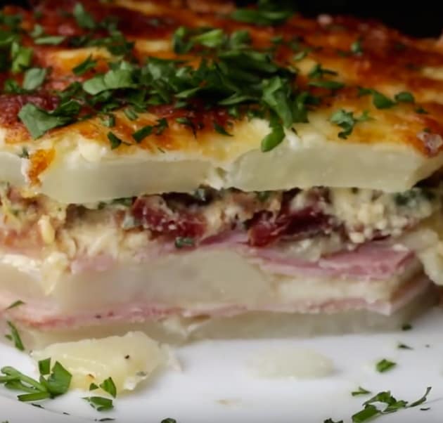 Ham & Cheese Potato Bake