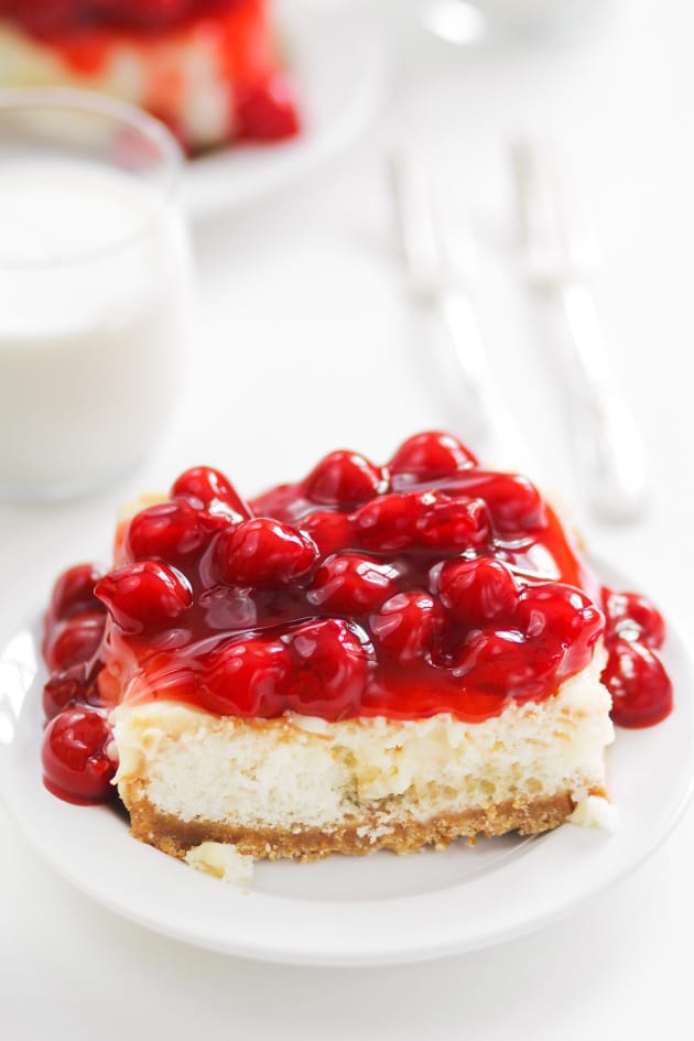 Cherry Cheesecake Poke Cake Pic