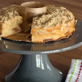 Apple coffee cake picture