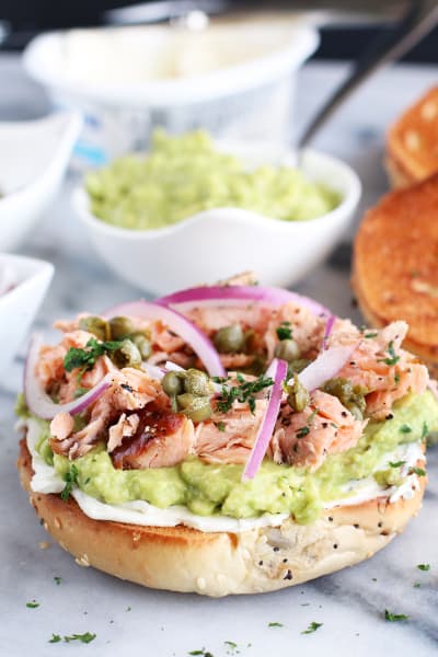 File 2 Smoked Salmon Avocado Cream Cheese Bagel